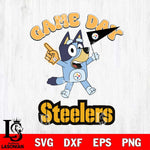 Pittsburgh Steelers Bluey Game Day Svg Eps Dxf Png File, Digital Download, Instant Download