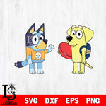 Pittsburgh Steelers Bluey & Lucky NFL Svg Eps Dxf Png File, Digital Download, Instant Download