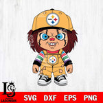 Pittsburgh Steelers Chucky Football Horror Halloween Svg Eps Dxf Png File, Digital Download, Instant Download