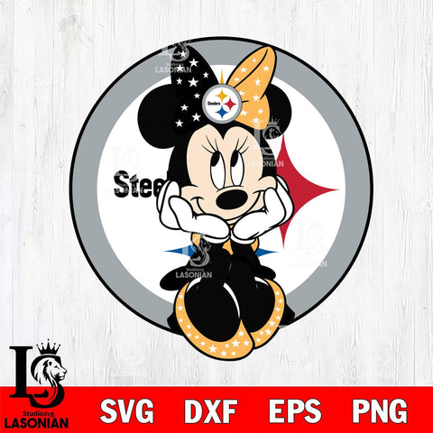 Pittsburgh Steelers Cute Minnie Mouse