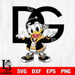 Pittsburgh Steelers Dolce And Gabbana Donald Duck Disney Svg Eps Dxf Png File, Digital Download, Instant Download