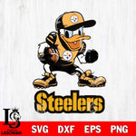 Pittsburgh Steelers Donal Duck Disney, Svg Eps Dxf Png File, Digital Download