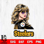 Pittsburgh Steelers Fan And Taylor Swift Fan Svg Eps Dxf Png File, Digital Download, Instant Download