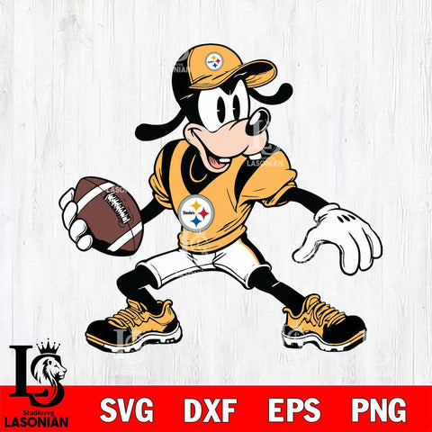 Pittsburgh Steelers Goofy Svg Eps Dxf Png File, Digital Download, Instant Download