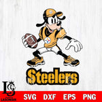 Pittsburgh Steelers Goofy Disney, Svg Eps Dxf Png File, Digital Download