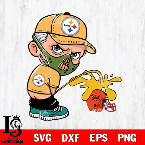 Pittsburgh Steelers Hannibal Lecter Piss On Cleveland Browns Svg Eps Dxf Png File, Digital Download, Instant Download