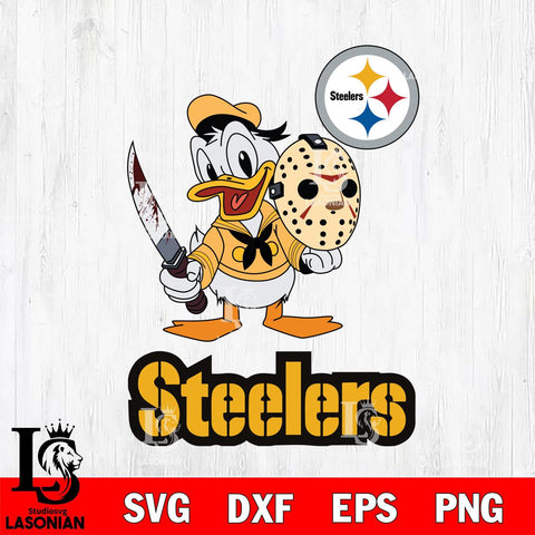 Pittsburgh Steelers Jason Voorhees 12 Svg Eps Dxf Png File, Digital Download