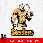 Pittsburgh Steelers Jason Voorhees Svg Eps Dxf Png File, Digital Download