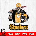 Pittsburgh Steelers Jason Voorhees 2 Svg Eps Dxf Png File, Digital Download