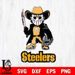 Pittsburgh Steelers Jason Voorhees 3 Svg Eps Dxf Png File, Digital Download