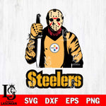 Pittsburgh Steelers Jason Voorhees 6 Svg Eps Dxf Png File, Digital Download