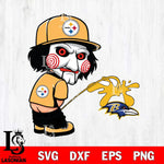 Pittsburgh Steelers Jigsaw Piss On Baltimore Ravens Svg Eps Dxf Png File, Digital Download, Instant Download