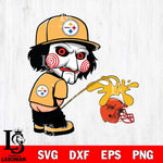 Pittsburgh Steelers Jigsaw Piss On Cleveland Browns Svg Eps Dxf Png File, Digital Download, Instant Download