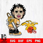 Pittsburgh Steelers Leatherface Piss On Cleveland Browns Svg Eps Dxf Png File, Digital Download, Instant Download