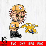 Pittsburgh Steelers Pinhead Piss On Baltimore Ravens Svg Eps Dxf Png File, Digital Download, Instant Download