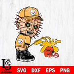 Pittsburgh Steelers Pinhead Piss On Cleveland Browns Svg Eps Dxf Png File, Digital Download, Instant Download