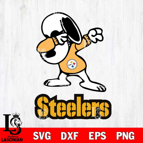 Pittsburgh Steelers Snoopy Sport 3 Svg Eps Dxf Png File, NFL svg, Digital Download, Instant Download