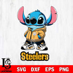 Pittsburgh Steelers Stitch Disney NFL Svg Eps Dxf Png File, Digital Download, Instant Download