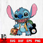 Pittsburgh Steelers Stitch Zombie Football Svg Eps Dxf Png File, NFL svg, Digital Download, Instant Download