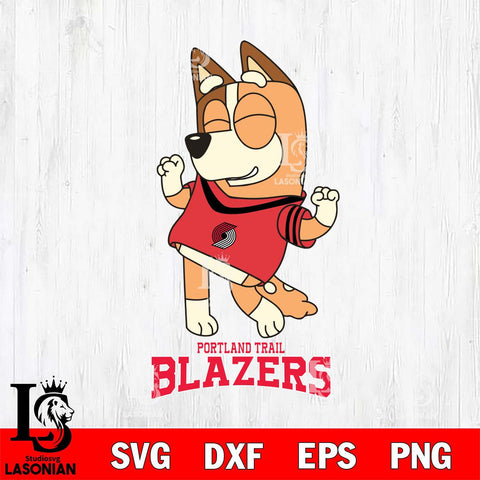 Portland Trail Blazers Chilli Dance Sport Svg Eps Dxf Png File, Digital Download, Instant Download