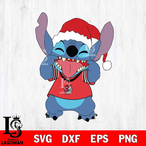 Portland Trail Blazers Christmas Stitch Disney Svg Dxf Eps Png file, Digital download,Clipart, Cut Files Cricut , Silhouette