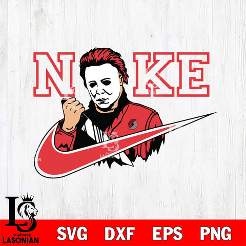 Portland Trail Blazers Michael Myers Nike Svg Eps Dxf Png File, Digital Download, Instant Download