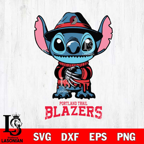 Portland Trail Blazers Stitich Freddy Krueger Svg Eps Dxf Png File, NBA svg, Digital Download, Instant Download