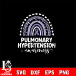 Pulmonaary hypertension awaeness Svg Eps Dxf Png File, Digital Download, Instant Download