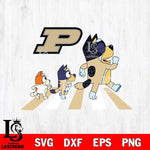 Purdue Boilermakers Bluey 6 Svg Eps Dxf Png File, Digital Download, Instant Download