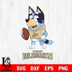 Purdue Boilermakers Bluey Football Sport Svg Eps Dxf Png File, Digital Download ,Instant Download, Cricut File