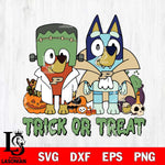 Purdue Boilermakers Bluey Halloween Trick or Treat Svg Eps Dxf Png File, Digital Download, Instant Download