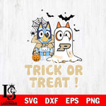 Purdue Boilermakers Bluey Trick or Treat Halloween Svg Eps Dxf Png File, Digital Download, Instant Download