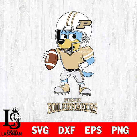 Purdue Boilermakers Bluey rugby Svg Eps Dxf Png File, Digital Download ,Instant Download, Cricut File