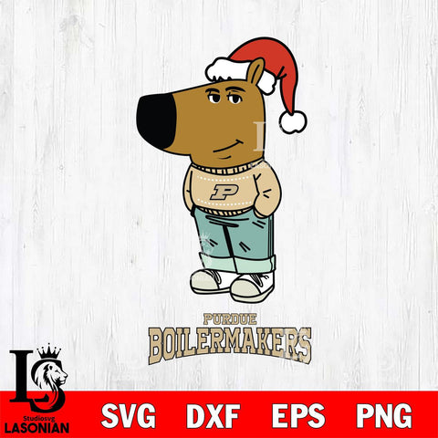 Purdue Boilermakers Chill Guy Christmas Svg Eps Dxf Png File,NCAA Svg Files,Chill Guy svg ,Digital Download ,Instant Download, Cricut File