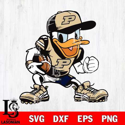 Purdue Boilermakers Donal Duck Svg Eps Dxf Png File, NCAA svg, Digital Download, Instant Download