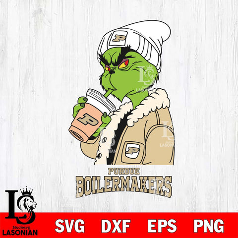 Purdue Boilermakers Grinch Bougie Football Svg Eps Dxf Png File, Digital Download, Instant Download