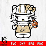 Purdue Boilermakers Hello Kitty sport 9 Svg Eps Dxf Png File, NCAA svg, Digital Download, Instant Download