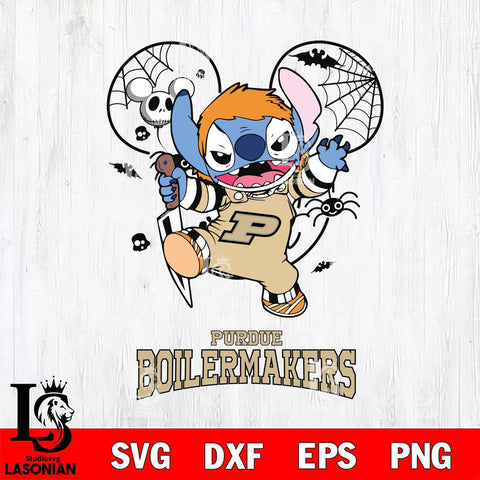 Purdue Boilermakers Stitch Michael Halloween Svg Eps Dxf Png File, Digital Download, Instant Download