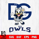 Rice Owls Dolce And Gabbana Daisy Duck Disney Svg Eps Dxf Png File, Digital Download, Instant Download