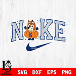 Rice Owls Bluey Halloween Nike NCAA Svg Eps Dxf Png File, Digital Download, Instant Download