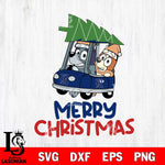 Rice Owls Bluey Merry Christmas Svg Eps Dxf Png File, Digital Download