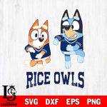 Rice Owls Bluey with Chilli Dance Svg Eps Dxf Png File, Digital Download, Instant Download