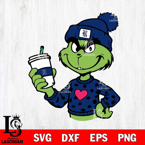 Rice Owls Boujee Grinch 11 Svg Eps Dxf Png File, Digital Download, Instant Download