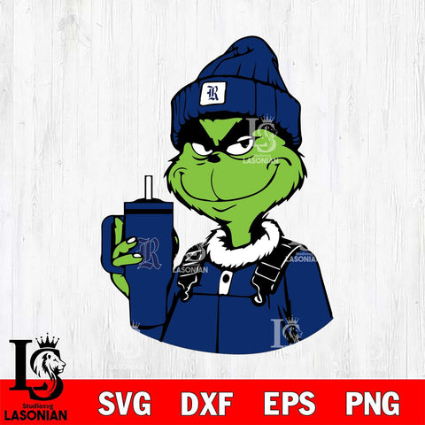 Rice Owls Boujee Grinch 2 Svg Eps Dxf Png File, Digital Download, Instant Download