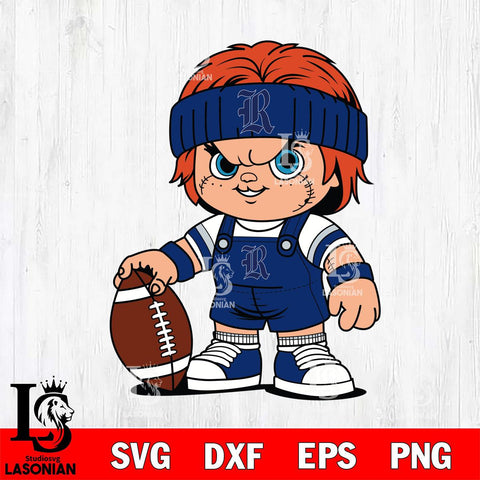 Rice Owls Chucky Horror 5 Svg Eps Dxf Png File, NCAA svg, Digital Download, Instant Download