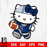 Rice Owls Cute Hello Kitty Football 9 Svg Eps Dxf Png File, NCAA svg, Digital Download, Instant Download