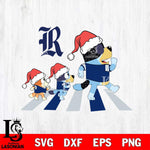 Rice Owls Family Bluey Walking Christmas Svg Eps Dxf Png File, Digital Download, Instant Download