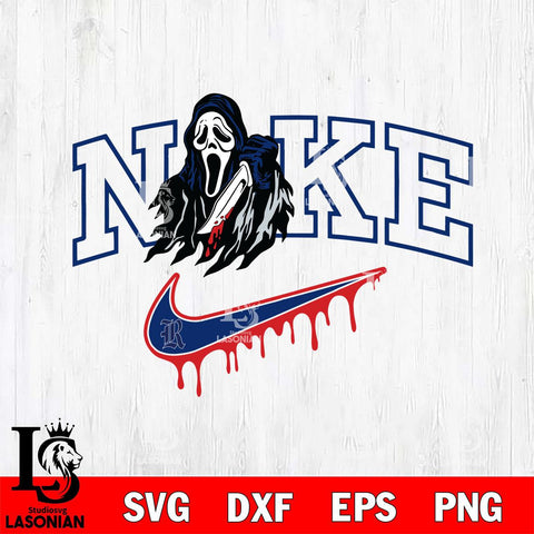 Rice Owls Ghostface Nike Svg Eps Dxf Png File, Digital Download, Instant Download