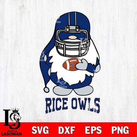 Rice Owls Gnomes Christmas Svg Eps Dxf Png File, Digital Download, Instant Download