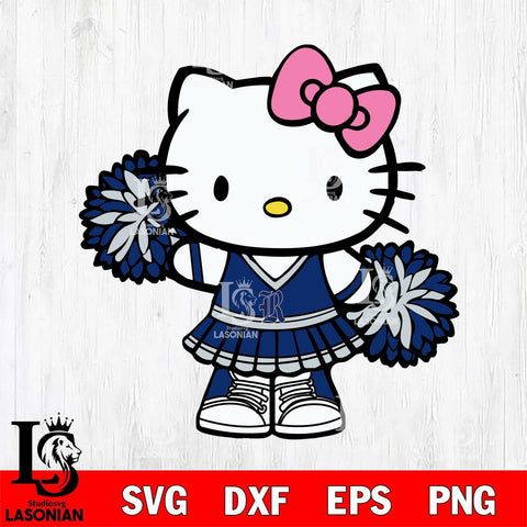 Rice Owls Hello Kitty Cheerleader 11 Svg Eps Dxf Png File, Digital Download, Instant Download